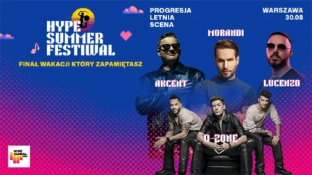 HYPE SUMMER FESTIWAL 2026: Akcent, O-Zone, Morandi, Lucenzo