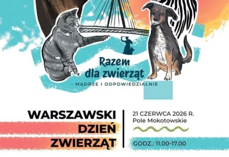 Warszawski Dzień Zwierząt 2026. Jubileuszowa edycja na Polu Mokotowskim Warszawski Dzień Zwierząt 2026 w Warszawie