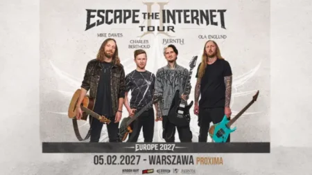 ESCAPE THE INTERNET TOUR II 2027 Bernth, Charles Berthoud, Mike Dawes, Ola Englund