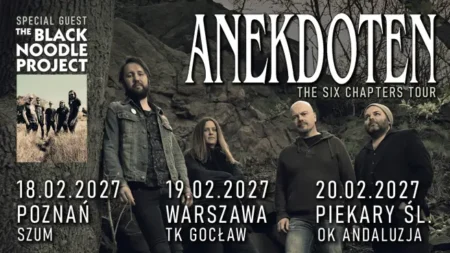 ANEKDOTEN (SE) + THE BLACK NOODLE PROJECT (FR) – THE SIX CHAPTERS TOUR