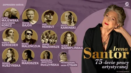 Irena Santor – Jubileusz 75-lecia kariery artystycznej – KRĘCI MNIE TEN ŚWIAT – koncert z gośćmi